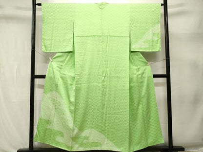 平和屋着物■訪問着　総絞り　遠山エ霞文　青海波地紋　正絹　逸品　CABL3377ev