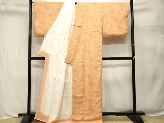 平和屋着物■上質な小紋　霞文　正絹　逸品　CABL3378ev