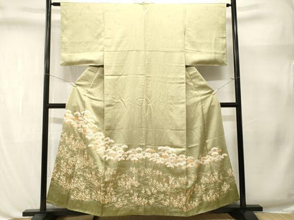 平和屋着物■訪問着　駒刺繍　浜松文　金彩　ますいわ屋扱い　正絹　逸品　CABL3380ev