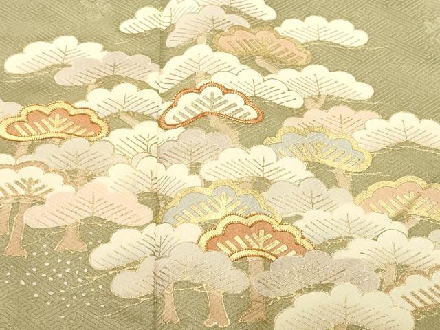 平和屋着物■訪問着　駒刺繍　浜松文　金彩　ますいわ屋扱い　正絹　逸品　CABL3380ev