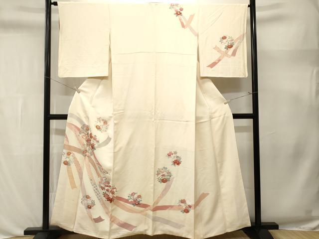 平和屋着物■訪問着　鬘帯吉祥草花文　金彩　伊勢丹扱い　正絹　逸品　CABL3385ev