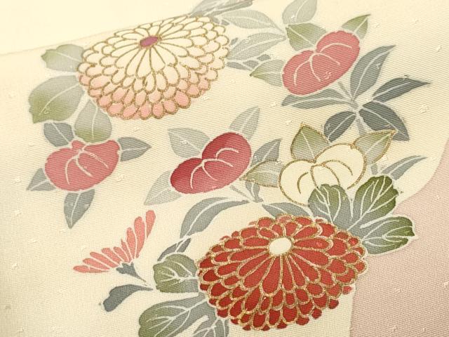 平和屋着物■訪問着　鬘帯吉祥草花文　金彩　伊勢丹扱い　正絹　逸品　CABL3385ev