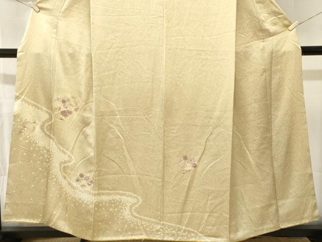 平和屋着物■中国三大刺繍　スワトウ刺繍　訪問着　絞り　道長地紙花文　さが美扱い　正絹　逸品　CABL3387ev