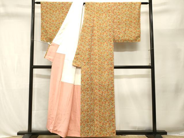 平和屋着物■上質な小紋　人物文　正絹　逸品　CABL3392ev