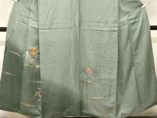 平和屋着物■訪問着　螺鈿　枝花文　暈し染め　金彩　正絹　逸品　CABL3398ev