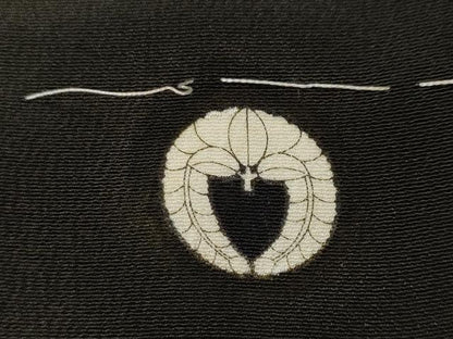 平和屋着物■豪華黒留袖　駒刺繍　乱菊文　暈し染め　金彩　正絹　逸品　CABL3410ev