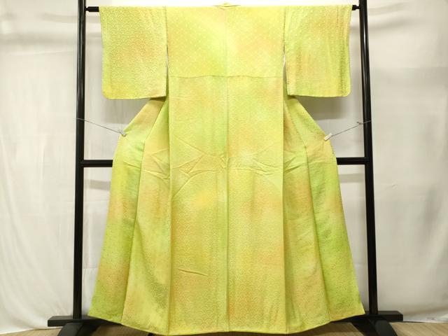平和屋着物■上質な小紋　霞青海波地紋　正絹　逸品　CABL3423ev
