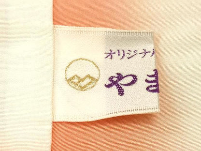 平和屋着物■上質な紬　麻の葉文様　やまと誂製　正絹　逸品　CABL3446ev