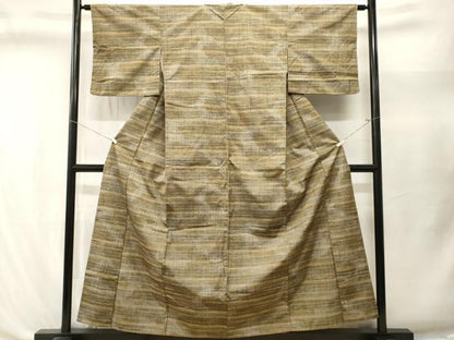 平和屋着物■上質な紬　霞文　正絹　逸品　CABL3466ev