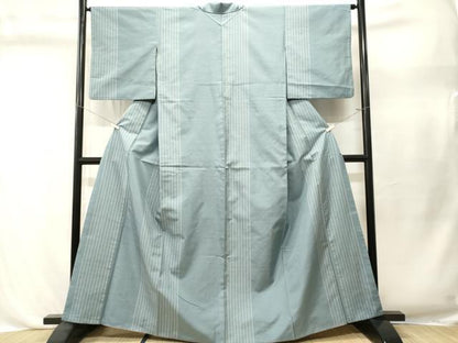 平和屋着物■上質な紬　間道　正絹　逸品　CABL3471ev