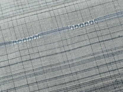 平和屋着物■上質な紬　刺繍　横段文　正絹　逸品　CABL3482ev