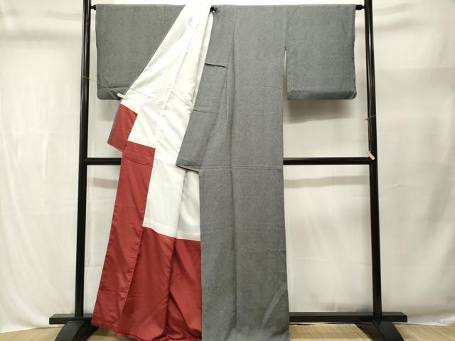 平和屋着物■江戸小紋　鮫小紋柄　洗える着物　CABL3512ev