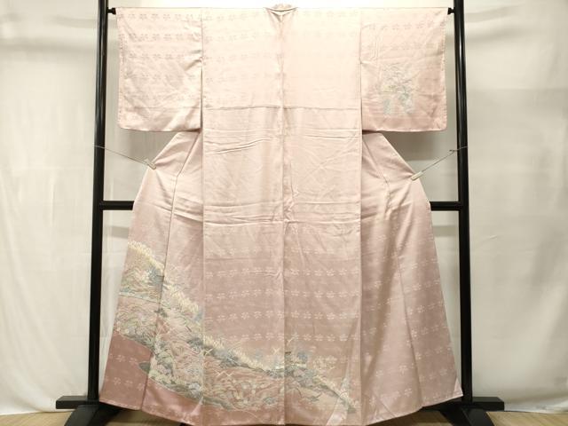 平和屋着物■訪問着　飛鶴御所解文　暈し染め　正絹　逸品　CABL3529ev