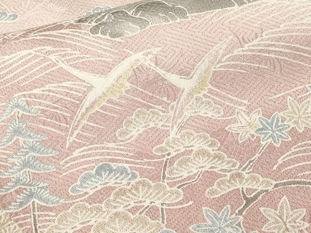 平和屋着物■訪問着　飛鶴御所解文　暈し染め　正絹　逸品　CABL3529ev