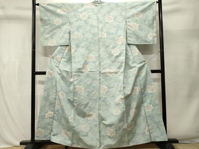 平和屋着物■上質な紬　楓文　正絹　逸品　CABL3531ev