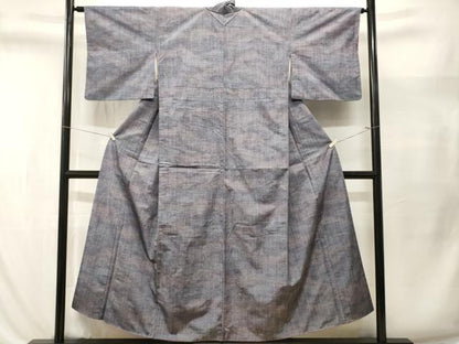 平和屋着物■上質な紬　霞文　正絹　逸品　CABL3539ev