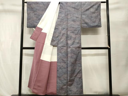 平和屋着物■上質な紬　霞文　正絹　逸品　CABL3539ev