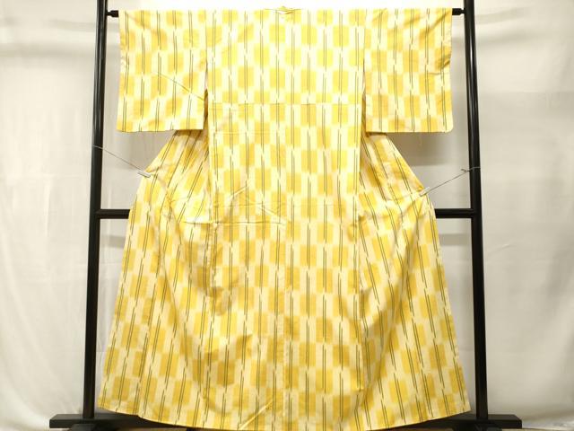 平和屋着物■上質な紬　絣文様　やまと誂製　正絹　逸品　CABL3551ev
