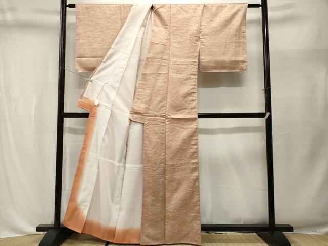 平和屋着物■小紋　霞文　杢目地紋　暈し染め　洗える着物　CABL3571ev