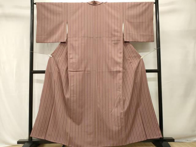 平和屋着物■小紋　縞　洗える着物　CABL3573ev