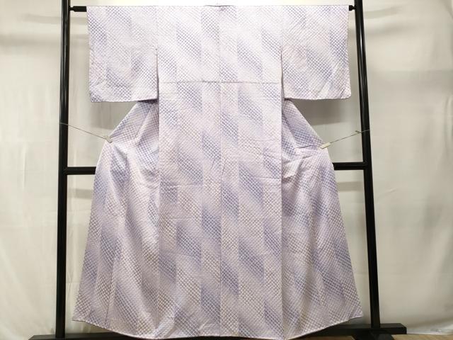 平和屋着物■上質な小紋　総絞り　霞文　暈し染め　正絹　逸品　CABL3614ev