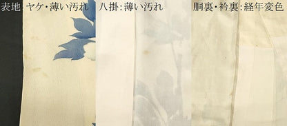 平和屋着物■訪問着　刺繍　枝花文　暈し染め　正絹　逸品　CABL3617ev
