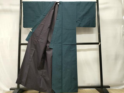 平和屋着物■男性　紬　褐返色　正絹　逸品　CABL3618ev