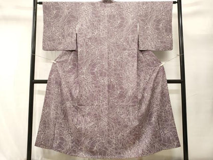 平和屋着物■上質な小紋　杜若文　正絹　逸品　CABL3639ev