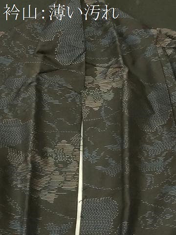 平和屋着物■本場大島紬　遠山草花文　正絹　逸品　CABL3640ev