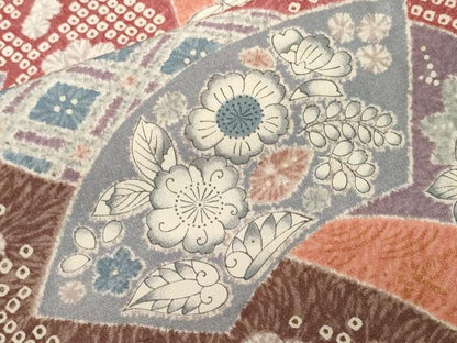 平和屋着物■上質な小紋　辻が花　金彩　正絹　逸品　CABL3645ev