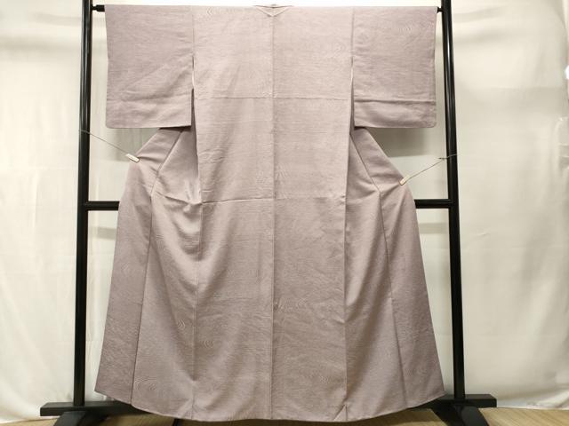 平和屋着物■上質な小紋　杢目文様　正絹　逸品　CABL3646ev