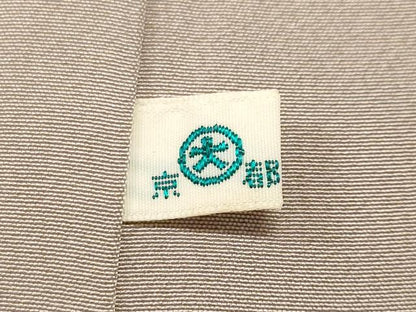 平和屋着物■上質な小紋　杢目文様　暈し染め　鬼しぼ縮緬　大丸扱い　正絹　逸品　CABL3647ev