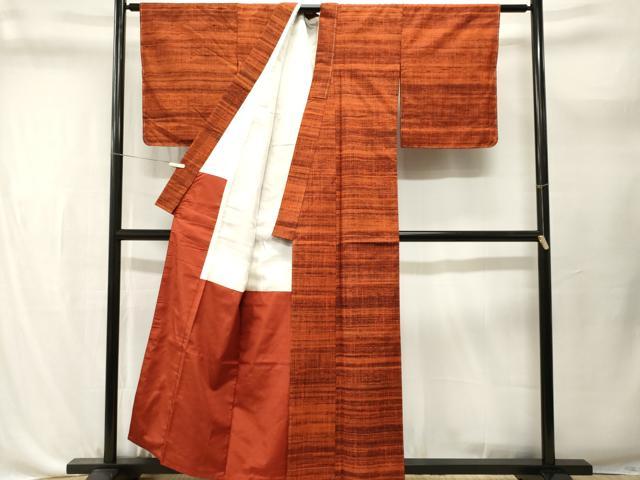 平和屋着物■上質な紬　霞文　正絹　逸品　CABL3648ev