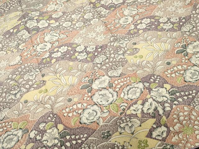 平和屋着物■上質な小紋　辻が花　正絹　逸品　CABL3652ev