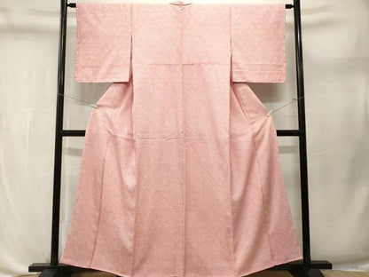 平和屋着物■大変加工の良い総絞り小紋　正絹　逸品　CABL3668ev