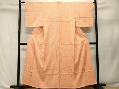 平和屋着物■大変加工の良い総絞り小紋　正絹　逸品　CABL3670ev