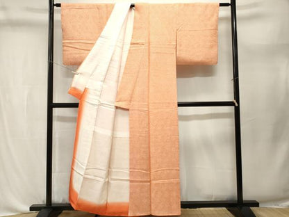 平和屋着物■大変加工の良い総絞り小紋　正絹　逸品　CABL3670ev