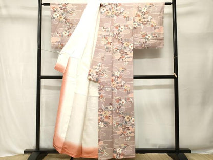 平和屋着物■上質な小紋　辻が花　金彩　正絹　逸品　CABL3677ev