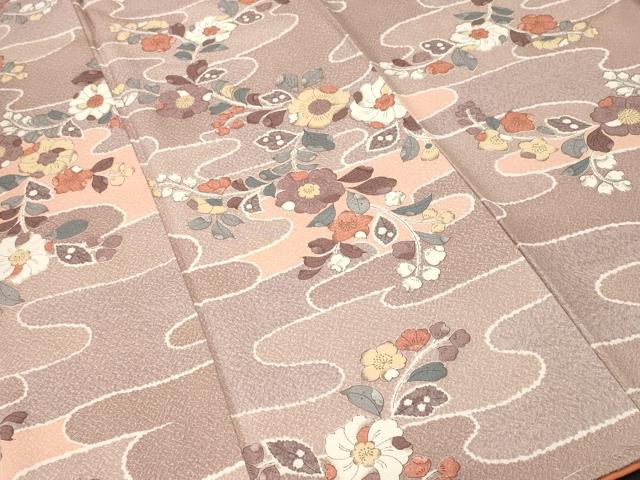 平和屋着物■上質な小紋　辻が花　金彩　正絹　逸品　CABL3677ev