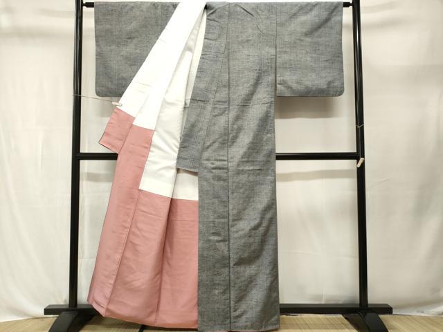 平和屋着物■上質な紬　霞文　正絹　逸品　CABL3683ev