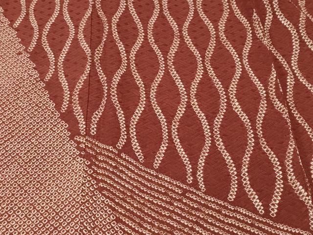平和屋着物■訪問着　総刺繍　立波文様　正絹　逸品　CABL3689ev