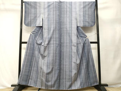 平和屋着物■上質な紬　間道　正絹　逸品　CABL3710ev