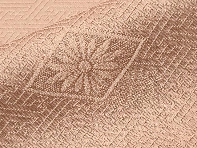 平和屋着物■上質な色無地　紗綾形菱花地紋　虹色　正絹　逸品　CABL3721ev