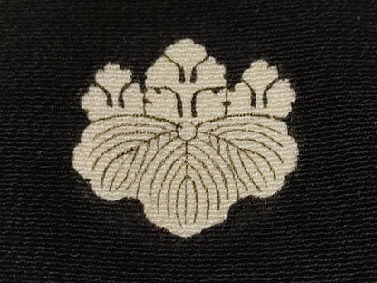 平和屋着物■豪華黒留袖　駒刺繍　花車文　枝花文　暈し染め　金彩　正絹　逸品　CABL3732ev