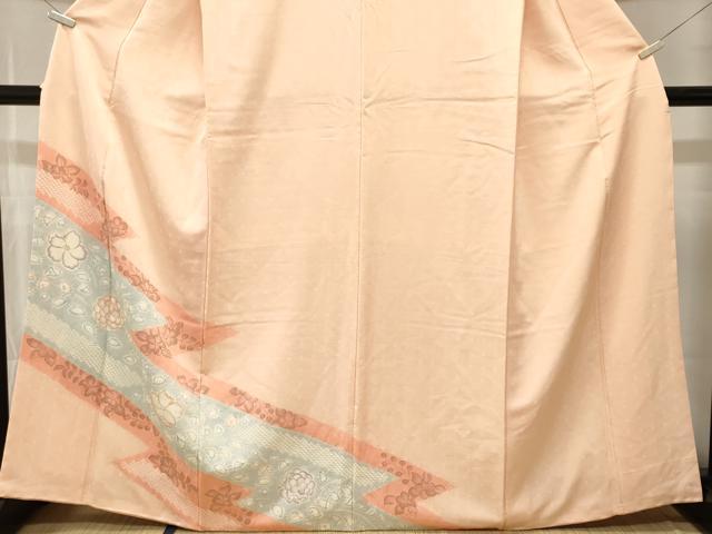 平和屋着物■訪問着　絞り　辻が花　正絹　逸品　CABL3746ev