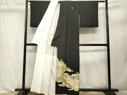 平和屋着物■訪問着　御所解文　暈し染め　金彩　正絹　逸品　CABL3750ev