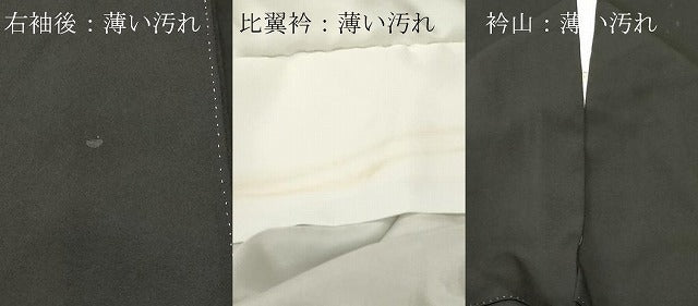 平和屋着物■豪華黒留袖　作家物　刺繍　流水片輪車扇面花文　暈し染め　金銀彩　正絹　逸品　CABL3769ev