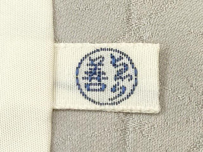 平和屋着物■上質な小紋　ふくれ織　杢目文様　正絹　逸品　CABL3770ev