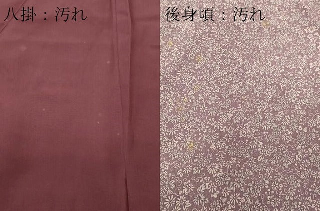 平和屋着物■上質な小紋　花唐草文　正絹　逸品　CABL3772ev