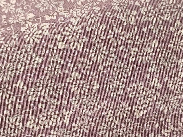 平和屋着物■上質な小紋　花唐草文　正絹　逸品　CABL3772ev
